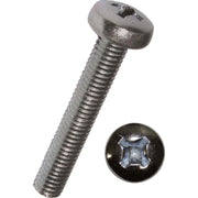 Dresselhaus - Maschinenschraube/Bolzen Linsenschraube 3421/000/02 6x12 Kreuzschlitz H A2 − 100 Stück