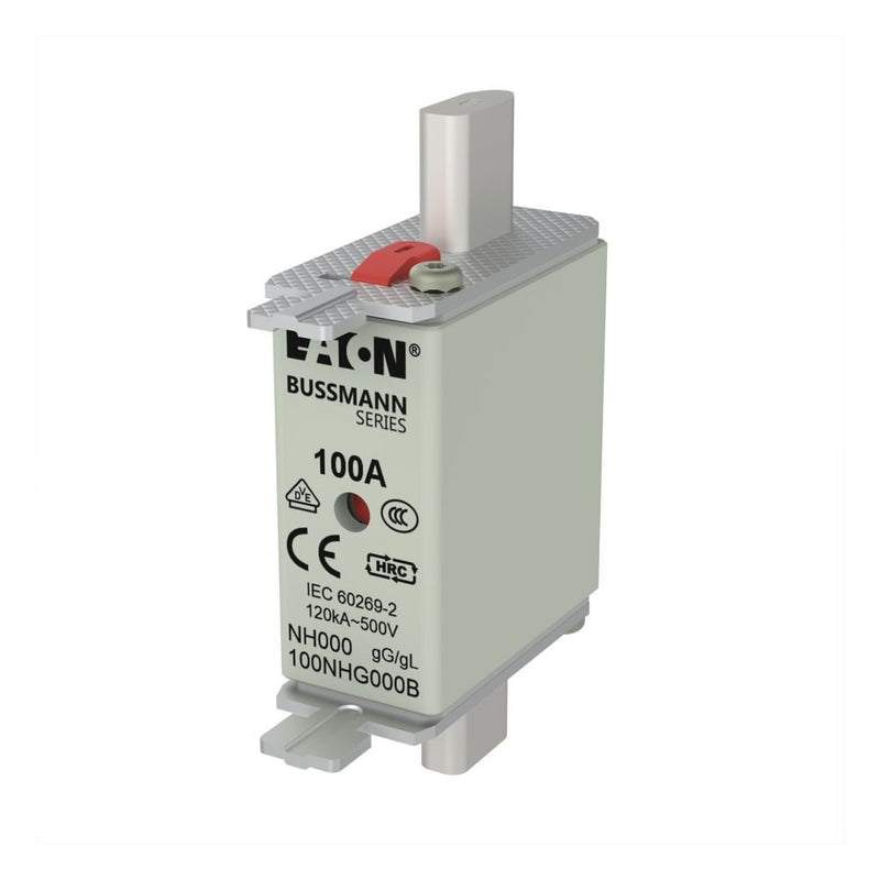 Eaton - Messersicherung Sicherungseinsatz Nieders. 100A500V#100NHG000B 100A AC 500V 120kA − 3 Stück
