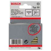 Bosch - Heftklammer Schmalrückenklammer Typ 2609200224 55 geharzt 6 x 1,08