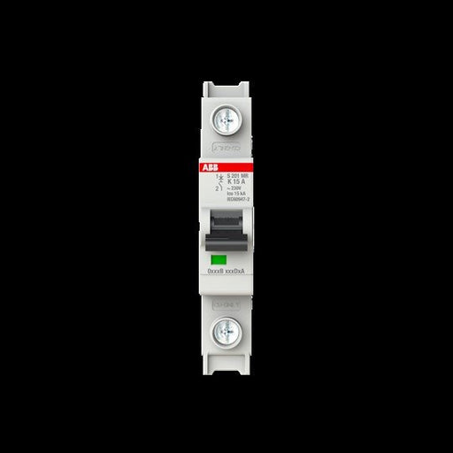 ABB Stotz S&J - Leitungsschutzschalter Sicherungsautomat S201MR-K15 10kA, 15A, 1P, RTT