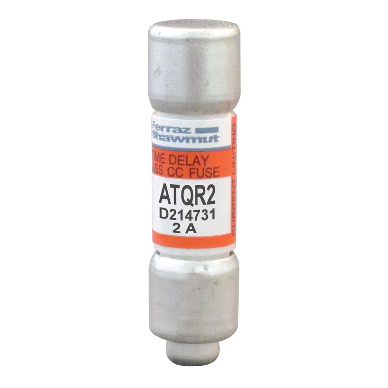 Mersen - Zylindrische Sicherung Sicherungseinsatz Class CC ATQR2 T ATQR 10x38 2A − 10 Stück