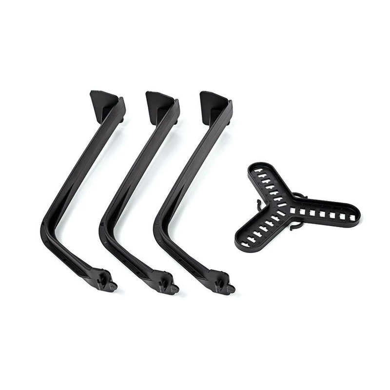 HellermannTyton - Leuchteneinbaugehäuse Deckenabstandhalter für Ei 148-00120 170-310 mm schwarz