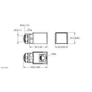 Turck - Zubehör/Ersatzteile für Steuerungen Adapter FKFDSX-RJ45SFW-88 − 1 Stück