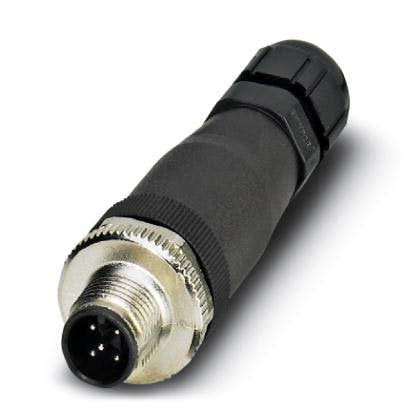 Phoenix Contact - Rundsteckverbinder, feldkonfektionierbar (Industriesteckverbinder) Steckverbinder SACC-M12MS #1456466 5-polig gerade M12