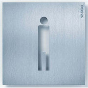 Siedle&Söhne - Kennzeichnungsmaterial Orientierungsschild OSP 0011 154x154mm Herren