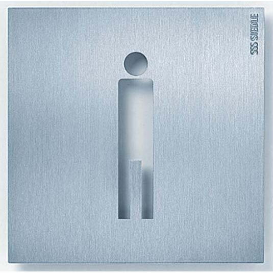 Siedle&Söhne - Kennzeichnungsmaterial Orientierungsschild OSP 0011 154x154mm Herren