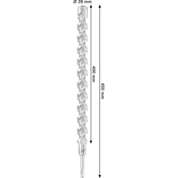 Bosch - Bohrer PRO SDS plus-5X 2608707242 Hammerbohrer 28 x