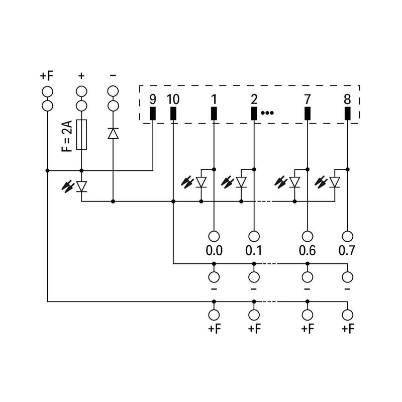 WAGO - Übergabemodul 704-2003 DIN 41651