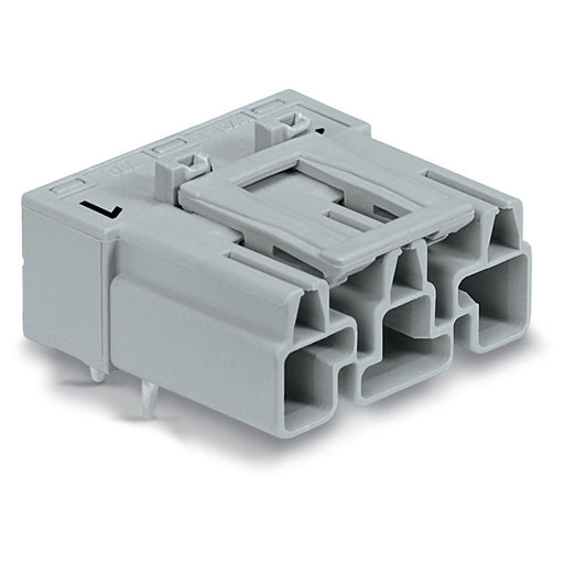 WAGO - Leiterplattensteckverbinder Stecker für Leiterplatten 770-853/011-000 3-polig,grau − 100 Stück