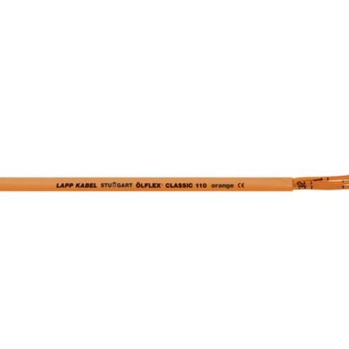 Lapp Kabel&Leitung - Energiekabel < 1 kV, für ortsveränderlichen Einsatz ÖLFLEX CLASSIC 110 Orange 0019701/100 3G1 − 100 Meter