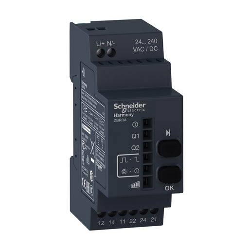 Schneider Electric - Zubehör/Ersatzteile für Befehlsgeräte Empfänger programmierbar ZBRRA AC/DC 2 Relais Ausg