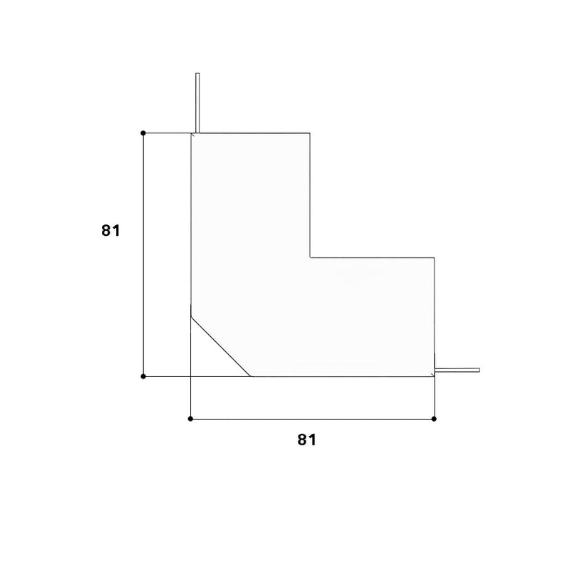 GGK - Außeneck für Leitungsführungskanal LFG-Ausseneck 40x60T ws 1761 − 2 Stück