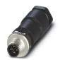 Phoenix Contact - Rundsteckverbinder, feldkonfektionierbar (Industriesteckverbinder) Power-Steckverbinder SACC-M12MSS #1404641 4-pol.St/ger M12 S − 1 Stück
