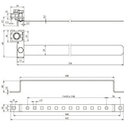 DEHN - Rohrschelle für Blitzschutz Set für Ericsson 2 x BRS 540111 540100 1 x EV 472349
