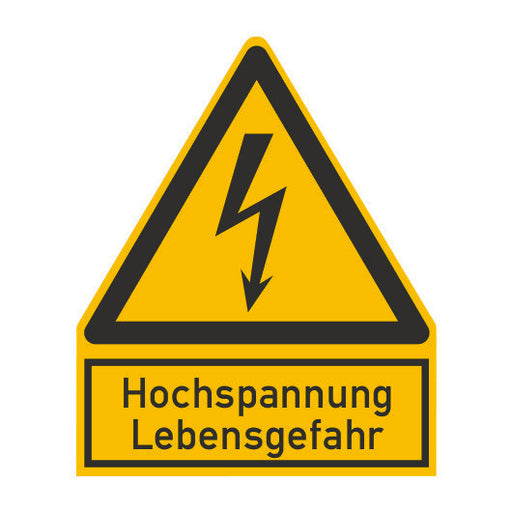Cimco Werkzeuge - Warn-/Hinweisschild WS HSP Lebensgefahr Kunst. 182726 Gr. 122x100x1