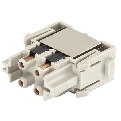 Harting - Kontakteinsatz für Rechtecksteckverbinder Einzelmodul Han SC 09140044713 Buchse Polycarbonat − 2 Stück