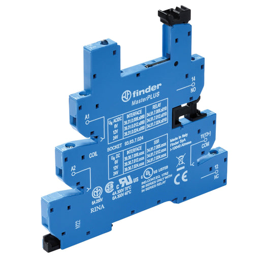 Finder - Relaissockel Schraubanschluss-Fassung 93.63.7.024 für 34.51 od. 34.81 − 10 Stück by Finder
