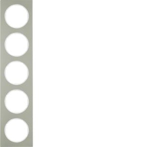Berker - Abdeckrahmen Rahmen Eds/pows 10152214 5fach