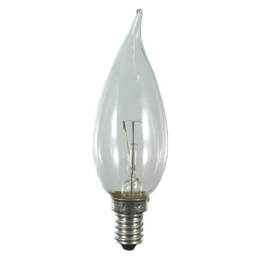 Scharnberger+Hasenbein - Allgebrauchsglühlampe Kerzenform Windstoßkerze 35x100mm 40851 230V 25W E14 klar