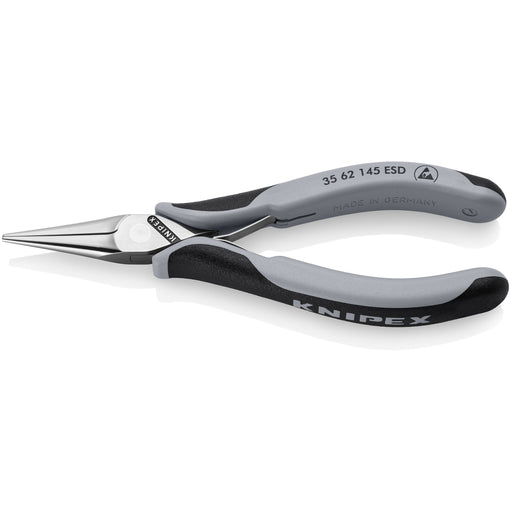 Knipex - Spezialwerkzeug für Kommunikationstechnik Elektronik-Greifzange ESD 35 62 145 ESD durchgesteckt Gelenk
