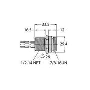 Turck - Zubehör/Ersatzteile für Steuerungen Einbauflansch U-95306