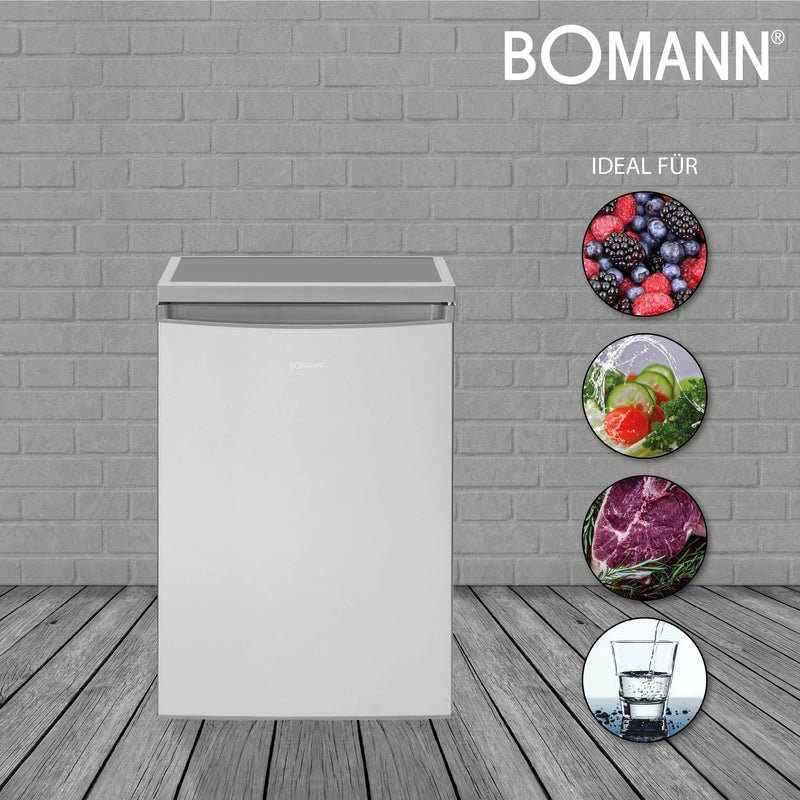 Bomann DA - Kühlschrank Vollraum-Kühlgerät VS 2185.1 inox-look 56cm1,37L