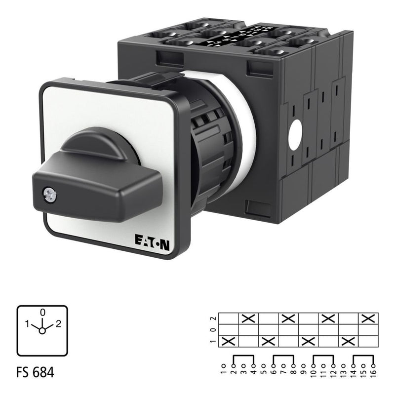 Eaton - Lastschalter Umschalter T3 32A T3-4-8213/EZ Zentraleinbau
