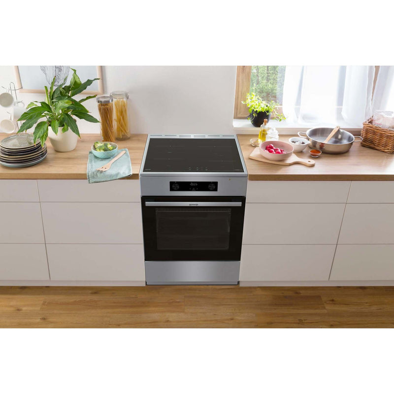 Gorenje - Herd Elektroherd Induktion GEIT6C60XPG Heißluft,71L