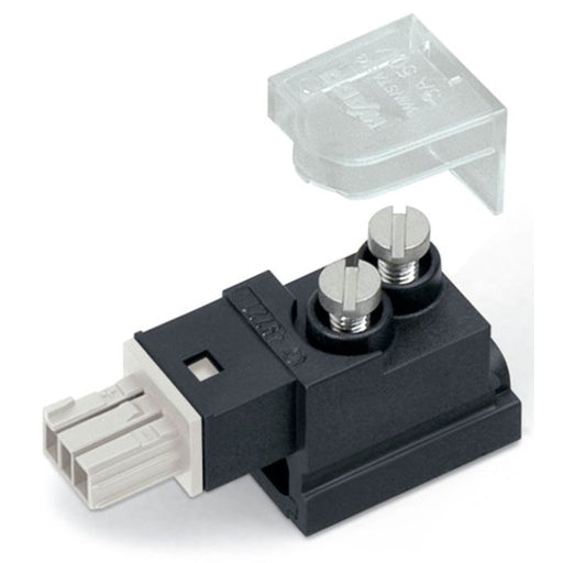 WAGO - Flachleitungsadapter für steckbare Gebäudeinstallation Abgriffmodul 893-129 2-polig,lichtgrau − 50 Stück