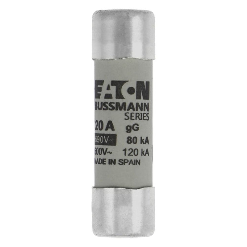 Eaton - Zylindrische Sicherung Sicherungseinsatz Nieders. CYLINDRICA#C14G20 20A AC 690V 80kA − 10 Stück