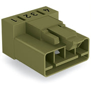 WAGO - Leiterplattensteckverbinder Stecker für Leiterplatten 890-874/011-000 4-polig,hellgrün − 50 Stück
