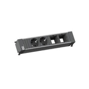 Bachmann - Mehrfachsteckdose Einbausteckdose 9.161.000 2xCEE7/3 2xCM