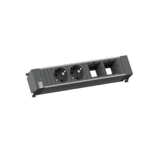 Bachmann - Mehrfachsteckdose Einbausteckdose 9.161.000 2xCEE7/3 2xCM