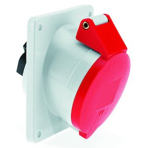 Bals Elektrotech - CEE-Anbausteckdose (IEC 60309) Anbausteckdose geneigt 32A 12393 7p 400V 6h IP44