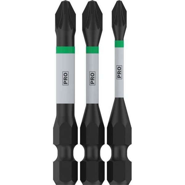 Bosch - Bit-Set PRO Pozidriv Impact Bit 2608521U57VE(3) Set PZ1 PZ2 PZ3 55