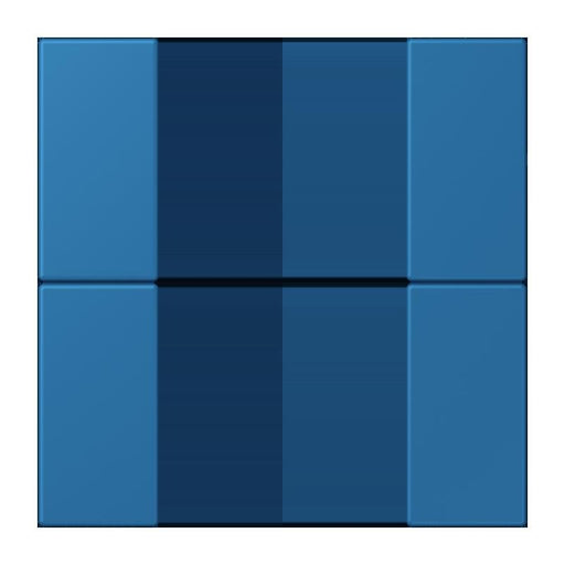 Jung - Abdeckung/Bedienelement für Installationsschalterprogramme Tastensatz 2fach LC 502 TSA 211 bleu ceruleen 31