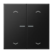 Jung - Bedienelement intelligent Taster 2fach BT LS 17102 P SWM JUNG HOME
