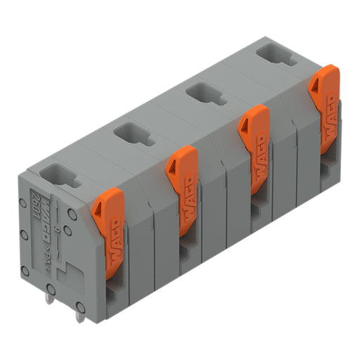 WAGO - Leiterplattenklemme 2601-3504 1,5mm²,gr − 50 Stück
