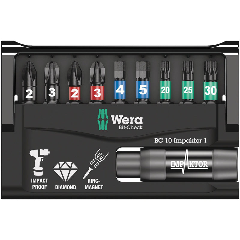 Wera - Bit-Set Bit-Sortiment 057680 10-tlg