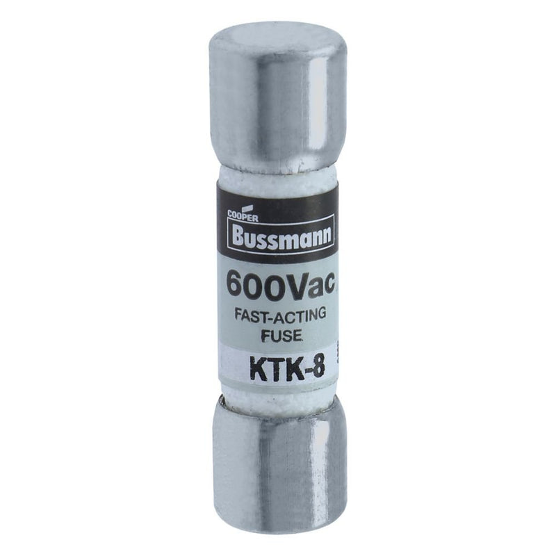 Eaton - HRC-Sicherung Sicherungseinsatz KTK-8 8 A, AC 600 V − 10 Stück