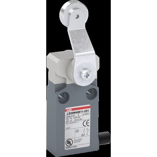 ABB Stotz S&J - Einzelpositionsschalter Kompakt-Pos.schalter LS20M46B11-U01 Metall-Gehäuse IP67