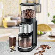 Rommelsbacher - Kaffeemühle Kegelmahlwerk EKM 500 160W schw. mit Waage − 2 Stück