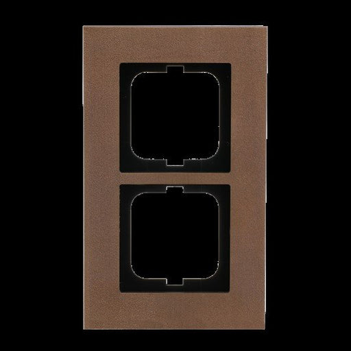 Busch-Jaeger - Abdeckrahmen Rahmen 2-fach 1722-821 bronze − 1 Stück by Busch-Jaeger
