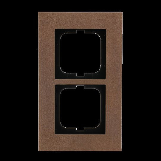Busch-Jaeger - Abdeckrahmen Rahmen 2-fach 1722-821 bronze  − 1 Stück
