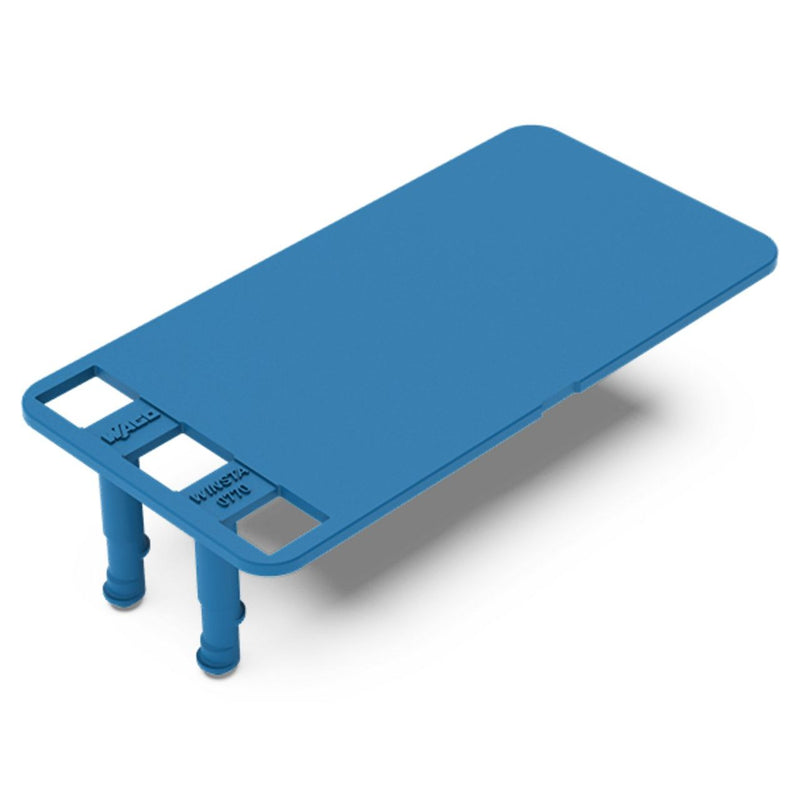 WAGO - Klemmenmarkierung Beschriftungsschild 770-450/000-006 Kunststoff,blau − 50 Stück