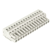 WAGO - Kabelsteckverbinder für Leiterplattensteckverbinder 1-Leiter-Federleiste 721-115/026-000 CAGECLAMP 2,5mm²,lgr − 25 Stück