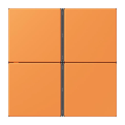 Jung - Abdeckung/Bedienelement für Installationsschalterprogramme Tastensatz 4fach LC 404 TSA 225 orange clair