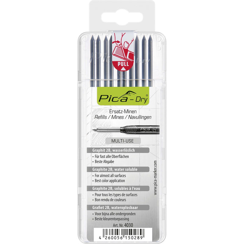 Pica-Marker - Markierungsstift DRY Minen-Set 4030 (VE10) graphit