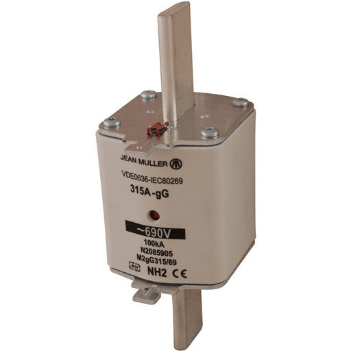 Müller - Messersicherung NH-Sicherung 2-315A-GL-690 M2GG/315/690 − 3 Stück