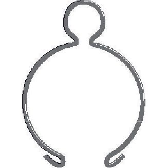 Somfy - Zubehör/Ersatzteile für Tor-/Rollladenantriebe Federring 9685025 für LT Antriebe − 1 Stück